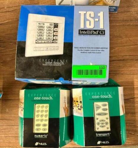 TS-1 INTELLIPAD CI WITH (2) - EXPERIENCE ONE-TOUCH HOME ENTERTAINMENT TRANSPORTS