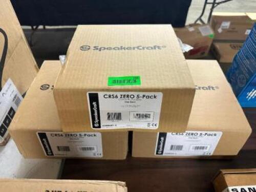 (3) - CRS6 ZERO 5 PACK CUSTOM ROUND SERIES IN CELIEN SPEAKERS