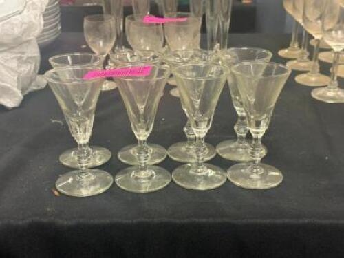 GROUP OF SHOT GLASSES