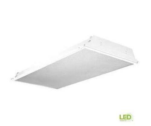 (2) - 2 FT. X 4 FT. WHITE LED PRISMATIC BACKLIT GRID CEILING TROFFER