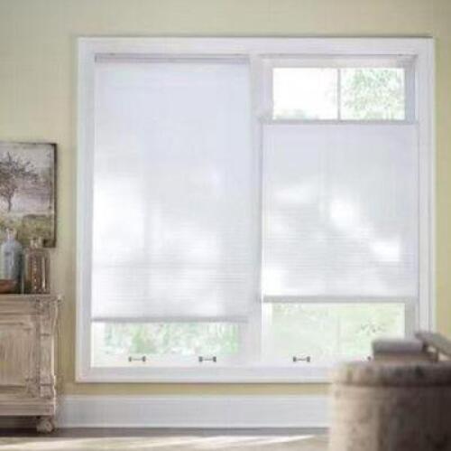 SNOW DRIFT TOP DOWN BOTTOM UP CORDLESS LIGHT FILTERING CELLULAR SHADES - 34 IN. W X 72 IN. L