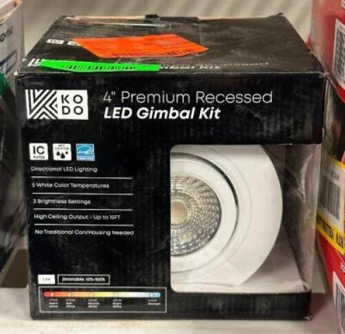 4" PREMIUM RECESSED LED GIMBAL KIT
