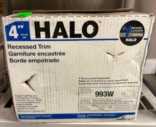 4" HALO RECESSED TRIM