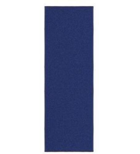 OSCAR COLLECTION NON-SLIP RUBBERBACK MODERN SOLID DESIGN 2X5 INDOOR RUNNER RUG, 1 FT. 8 IN. X 4 FT. 11 IN., NAVY