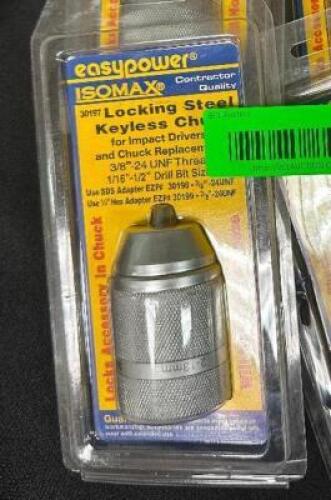 (4) - LOCKING STEEL KEYLESS CHUCKS