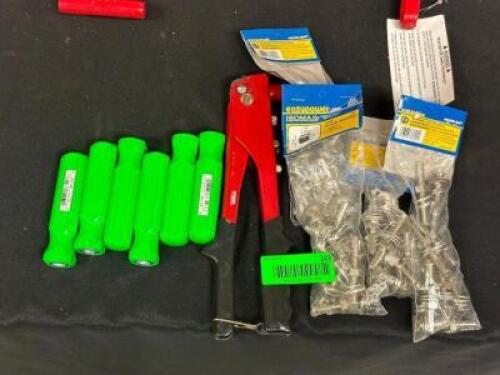 ASSORTED HAND TOOLS AND HARDWARE