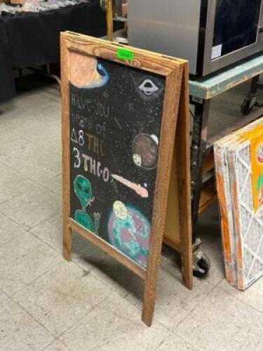 A FRAME SIDEWALK SIGN