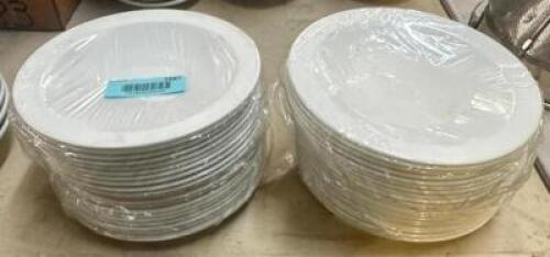(40) 8" CHINA PLATES