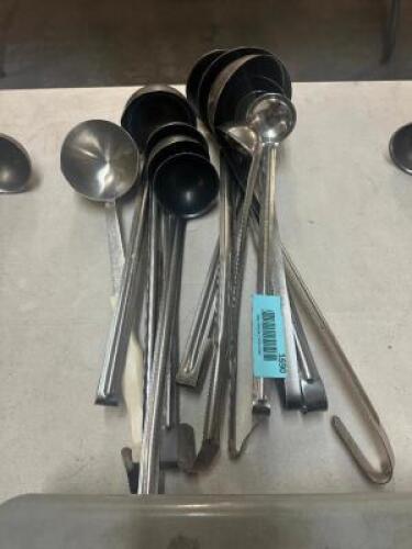 (8) ASSORTED STAINLESS LADLES