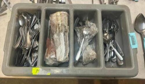 PLASTIC CADDY AND CONTENTS - ASSORTED