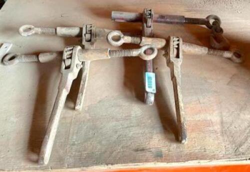 ASSORTED RATCHET LOAD BINDERS AS SHOWN
