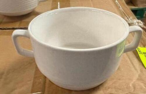 (2) CASES OF SOUP CUPS W/ HANDLES