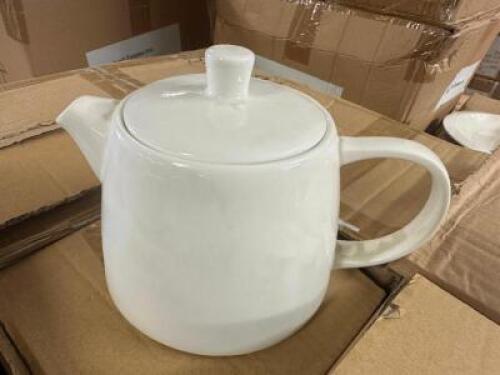 (30) CHINA TEA POTS WITH LIDS