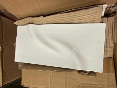 (80)12" LONG CHINA PLATTERS