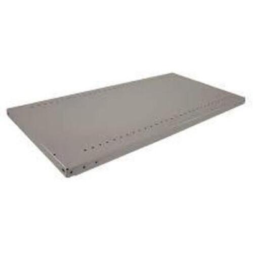 DESCRIPTION: (12) BOXES OF (5) FRONT SHELVES BRAND/MODEL: LYON #DD8302X5 INFORMATION: GRAY, STEEL SIZE: 48X24 RETAIL$: $302.59 PER BOX OF 6 QTY: 12