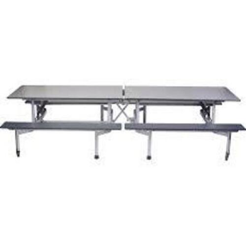 DESCRIPTION: (1) FOLDING CAFETERIA TABLE INFORMATION: GRAY RETAIL$: $2102.95 EA QTY: 1