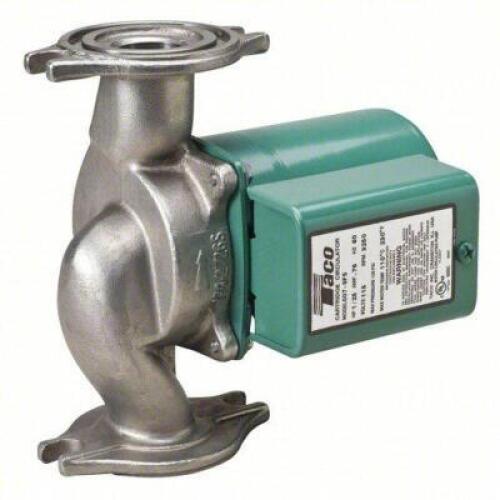DESCRIPTION: (1) PORTABLE WATER CIRCULATING PUMP BRAND/MODEL: TACO #3GZV9 INFORMATION: STD, TACO, FLANGED, 1/25 HP, 115V AC, 10 FT MAX. HEAD RETAIL$: