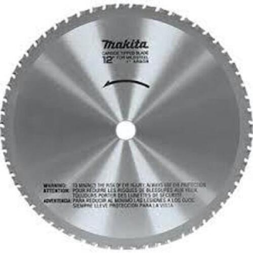 DESCRIPTION: (2) CARBIDE TIPPED SAW BLADE BRAND/MODEL: MAKITA #A-90532 SIZE: 60 TEETH, 12" RETAIL$: $135.00 EA QTY: 2