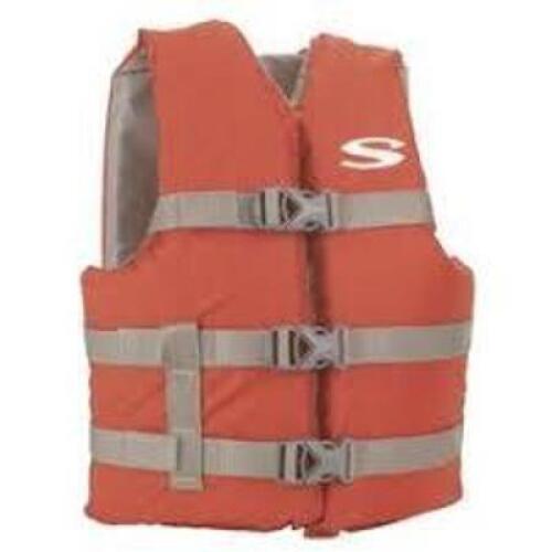 DESCRIPTION: (1) YOUTH LIFE JACKET BRAND/MODEL: STEARNS INFORMATION: RED RETAIL$: $30.00 EA QTY: 1