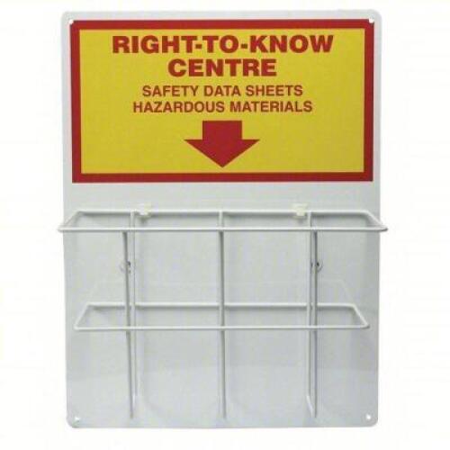 DESCRIPTION: (1) RIGHT TO KNOW CENTER BRAND/MODEL: ACCUFORM #38W973 SIZE: 20X15X6 RETAIL$: $100.00 EA QTY: 1