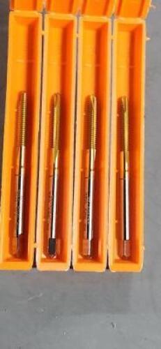 DESCRIPTION: (4)HSS PLUG CHAMFER SPIRAL POINT TAP BRAND/MODEL: HERTEL 41113564 SIZE: #5-40 UNC RETAIL$: $44.20 QTY: 4