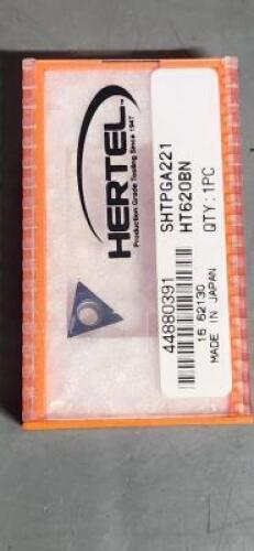 DESCRIPTION: (5) SHTPGA221 PCBN TURNING INSERTS BRAND/MODEL: HERTEL 44880854 RETAIL$: 35.86 PER INSERT QTY: 5