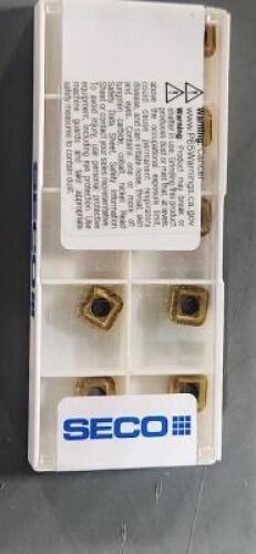 DESCRIPTION: (10) SPGX CARBIDE DRILLING INSERT BRAND/MODEL: SECO SPGX0703-C1 T400D RETAIL$: $224.00 QTY: 10