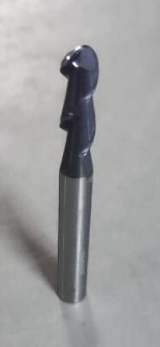 DESCRIPTION: (1) SOLID CARBIDE BALL END MIL BRAND/MODEL: ACCUPRO 87916581 SIZE: 1/4" DIA 3/4" LOC QTY: 1