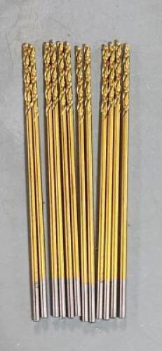 DESCRIPTION: (12) HSS EXTENTION DRILL BI BRAND/MODEL: CLEVELAND C13106 SIZE: 9-64" DIA RETAIL$: $86.40 QTY: 12