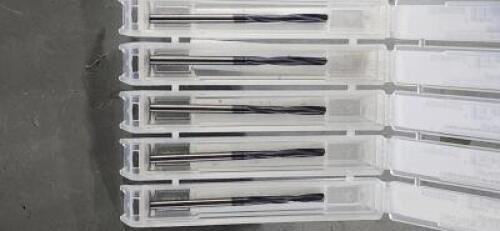 DESCRIPTION: (5) SOLID CARBIDE SCREW MACHINE DRILL BRAND/MODEL: MA FORD 20508900 SIZE: #43 RETAIL$: 82.35 QTY: 5