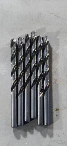 DESCRIPTION: (6) HSS JOBBER DRILL BITS BRAND/MODEL: CHICAGO-LATROBE 44189 SIZE: LETTER "S" RETAIL$: $46.92 QTY: 6