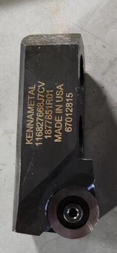 DESCRIPTION: (1) INDEXABLE INSERT CARTRIDGES BRAND/MODEL: KENNAMETAL 1877851 SIZE: 8.375" RETAIL$: $113.59 QTY: 1