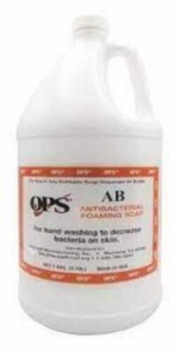 DESCRIPTION: (4) FOAM HAND SOAP BRAND/MODEL: OPS #60DC08 INFORMATION: UNSCENTED SIZE: 1 GALLON RETAIL$: $58.37 TOTAL QTY: 4