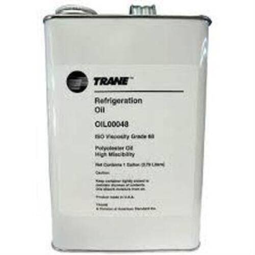 DESCRIPTION: (2) REFRIGERATION OIL BRAND/MODEL: TRANE #OIL00048 SIZE: 1 GALLON RETAIL$: $229.99 EA QTY: 2