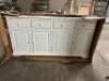 WHITE CREDENZA CABINET - 2