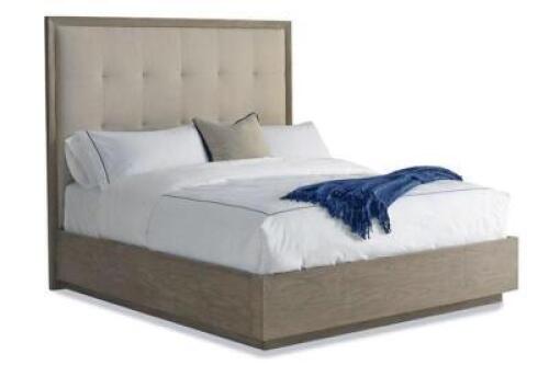 UPHOLSTERED QUEEN SIZE BED FRAME