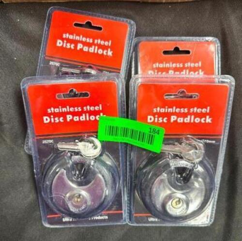 (4)- DISC PADLOCK