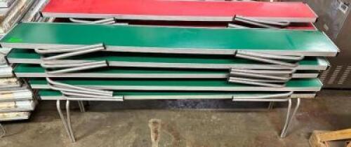 (5)- FOLDABLE BENCHES
