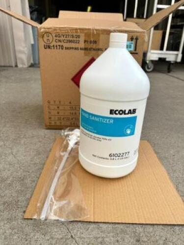 (8)- 1 GALLON JUGS OF HAND SANITIZER W/ PUMP
