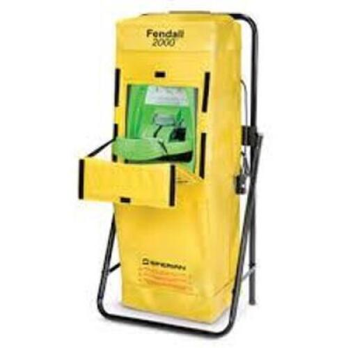 DESCRIPTION: (1) EYEWASH STAND BRAND/MODEL: HONEYWELL INFORMATION: F-PURE FLOW, FENDALL SIZE: 66" X 30" X 2" RETAIL$: $219.95 EA QTY: 1