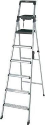 DESCRIPTION: (1) PREMIUM STEP LADDER BRAND/MODEL: COSCO #0581568795 INFORMATION: ALUMINUM SIZE: 8' RETAIL$: $124.99 EA QTY: 1
