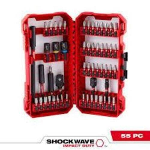 DESCRIPTION: (1) SET OF IMPACT BITS BRAND/MODEL: MILWAUKEE #48-32-4263 INFORMATION: 2" SIZE: 250 PIECES RETAIL$: $140.53 EA QTY: 1