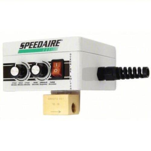 DESCRIPTION: (1) TIMED ELECTRIC AUTO DRAIN VALVE BRAND/MODEL: SPEEDAIRE #53DN43 INFORMATION: WHITE SIZE: 1/4 IN NPT PIPE SIZE, 1/4 IN DRAIN SIZE, 4 GP