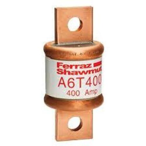 DESCRIPTION: (5) CLASS T FUSES BRAND/MODEL: MERSEN #A6T400 SIZE: 600 V, 400A RETAIL$: $198.01 EA QTY: 5
