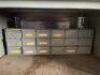 2-TIER METAL SHELF WITH PARTS CONTAINERS AND CONTENTS - 3