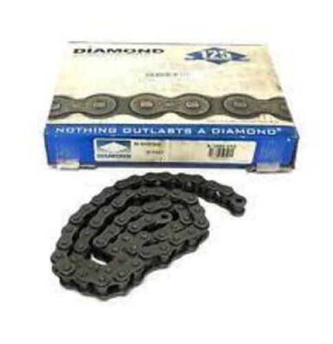DESCRIPTION: (1) ROLLER CHAIN BRAND/MODEL: DIAMOND #DMD-60-2R-10FT INFORMATION: DOUBLE STRAND SIZE: 10' RETAIL$: $71.46 EA QTY: 1