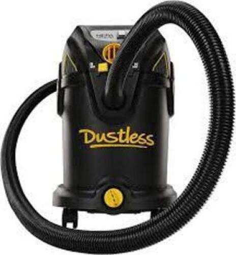 DESCRIPTION: (1) WET AND DRY VACUUM BRAND/MODEL: DUSTLESS INFORMATION: HEPA PRO SIZE: BLACK RETAIL$: $307.99 EA QTY: 1