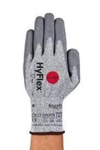 DESCRIPTION: (24) PAIRS OF SAFETY WORK GLOVES BRAND/MODEL: HYFLEX #11-425 INFORMATION: GRAY SIZE: SIZE 7 RETAIL$: $10.93 PER PAIR QTY: 24