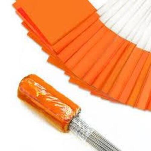 DESCRIPTION: (1) CASE OF APPROX (150) OUTDOOR BARRIER FLAGSBRAND/MODEL: ZOZENINFORMATION: ORANGE, PLASTICSIZE: 15"RETAIL$: $29.99 EAQTY: 1