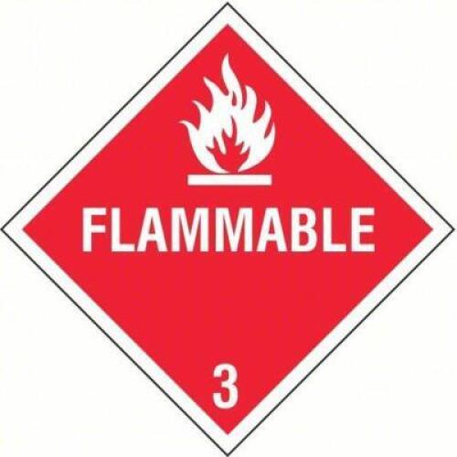 DESCRIPTION: (1) CASE OF (90) CONTAINER PLACARD BRAND/MODEL: DOT #9ECP0 INFORMATION: SELF-ADHESIVE VINYL RETAIL$: $306.00 EA QTY: 1